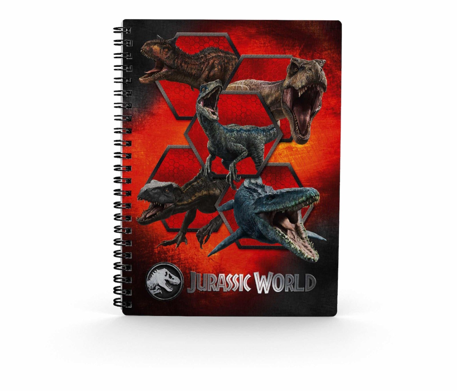 Libreta efecto 3d carnivorous jurassic world Frikytopia