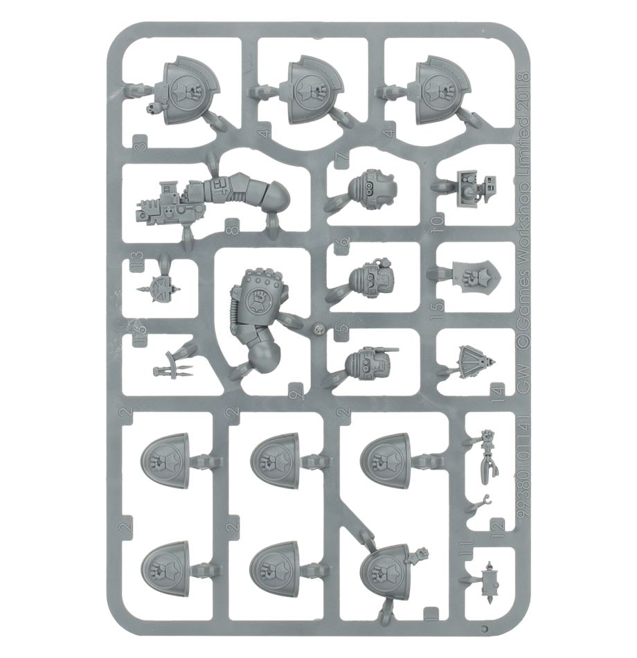 Mejoras y calcomanías para Primaris de los Puños Imperiales