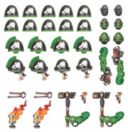 Mejoras y calcomanías de Salamanders Primaris