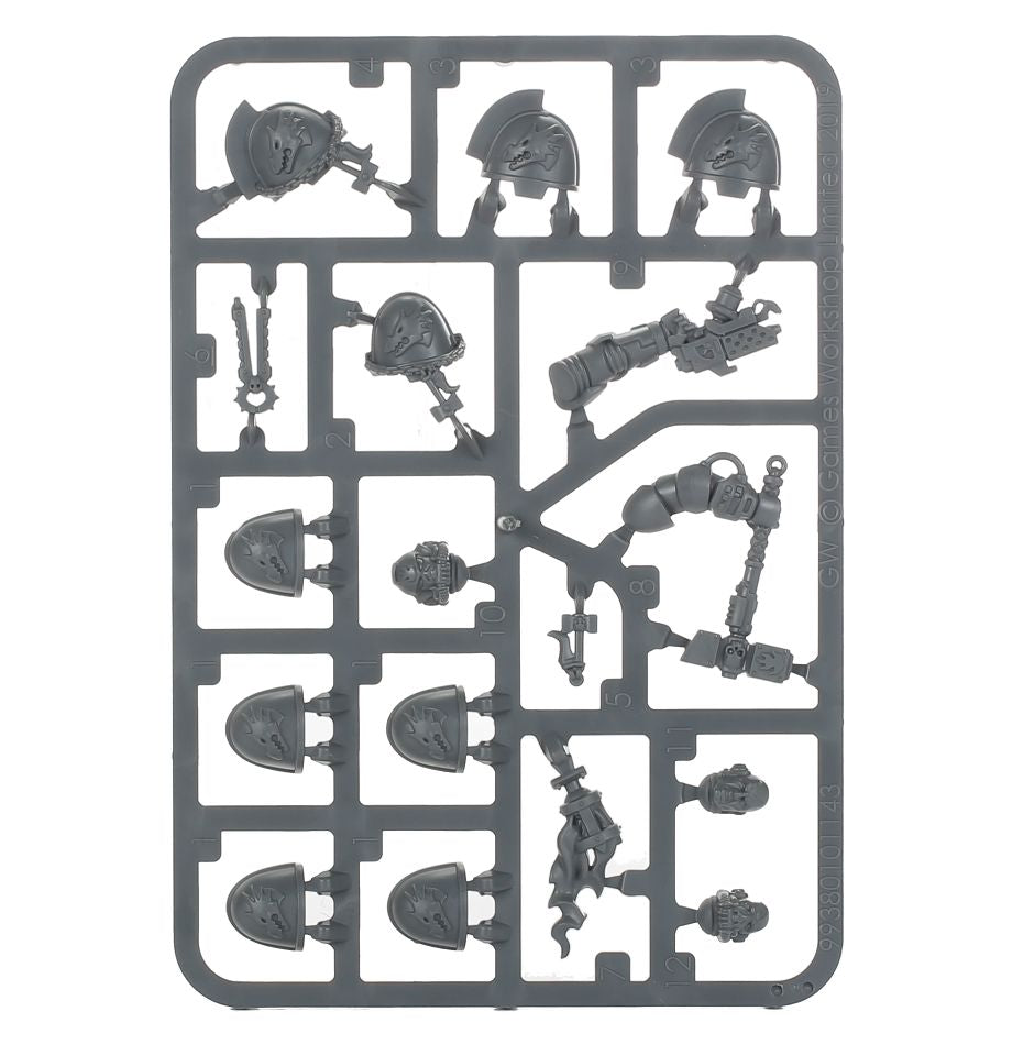 Mejoras y calcomanías de Salamanders Primaris
