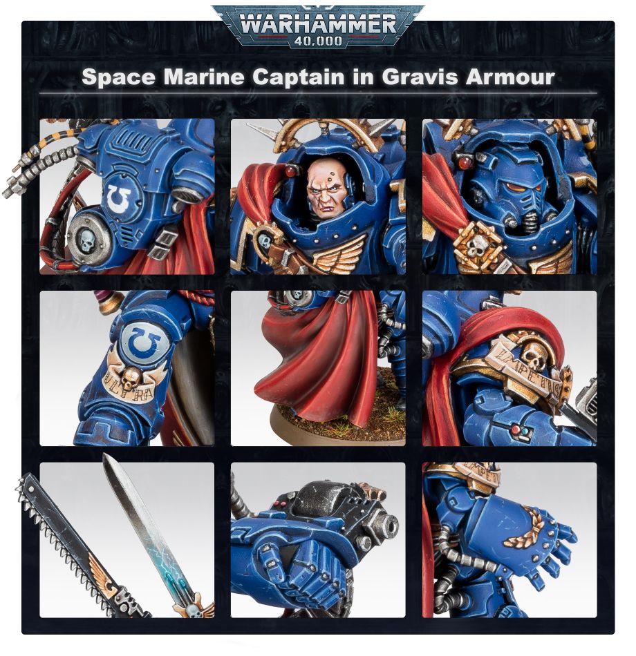 Capitão em armadura Gravis