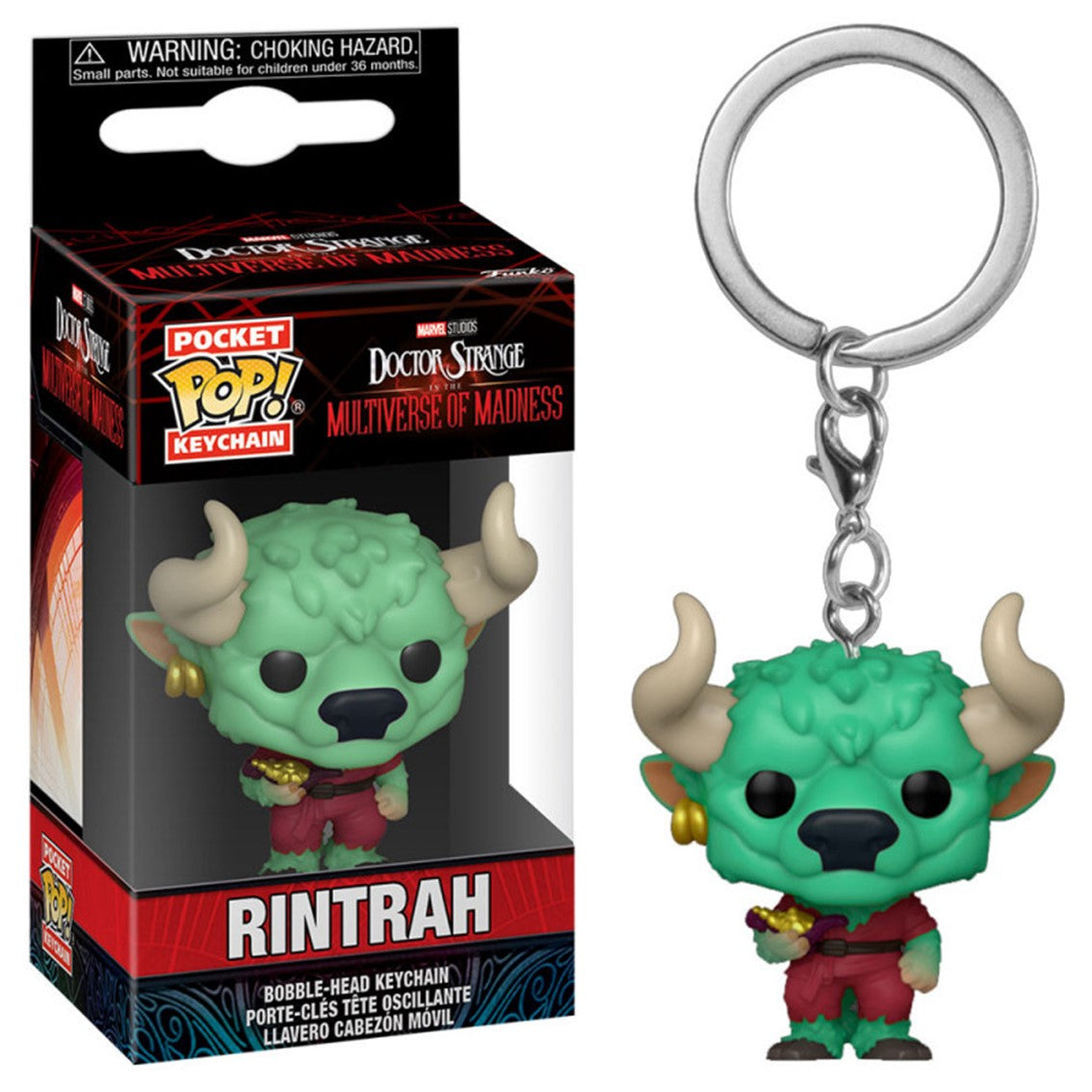 Funko pop keychain doctor strange multiverso locura ringthing Frikytopia