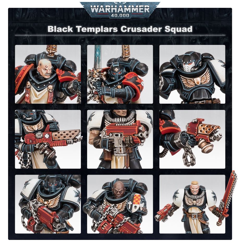 BLACK TEMPLARS: ESCUADRA DE CRUZADOS PRIMARIS