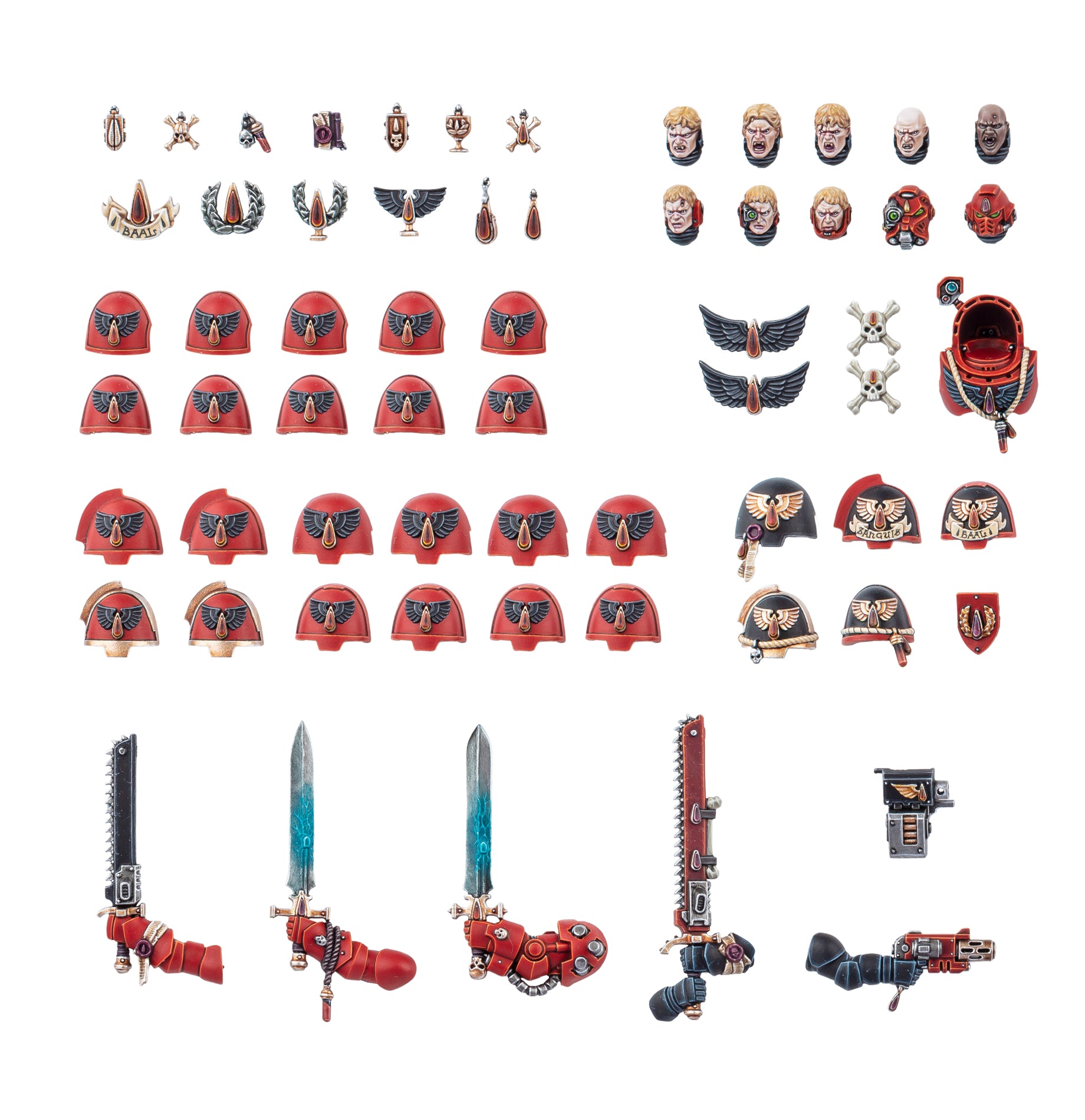 BLOOD ANGELS: MEJORAS Y CALCOMANIAS