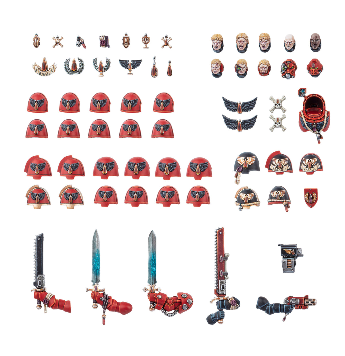 BLOOD ANGELS: MELHORIAS E AUTOCOLANTES
