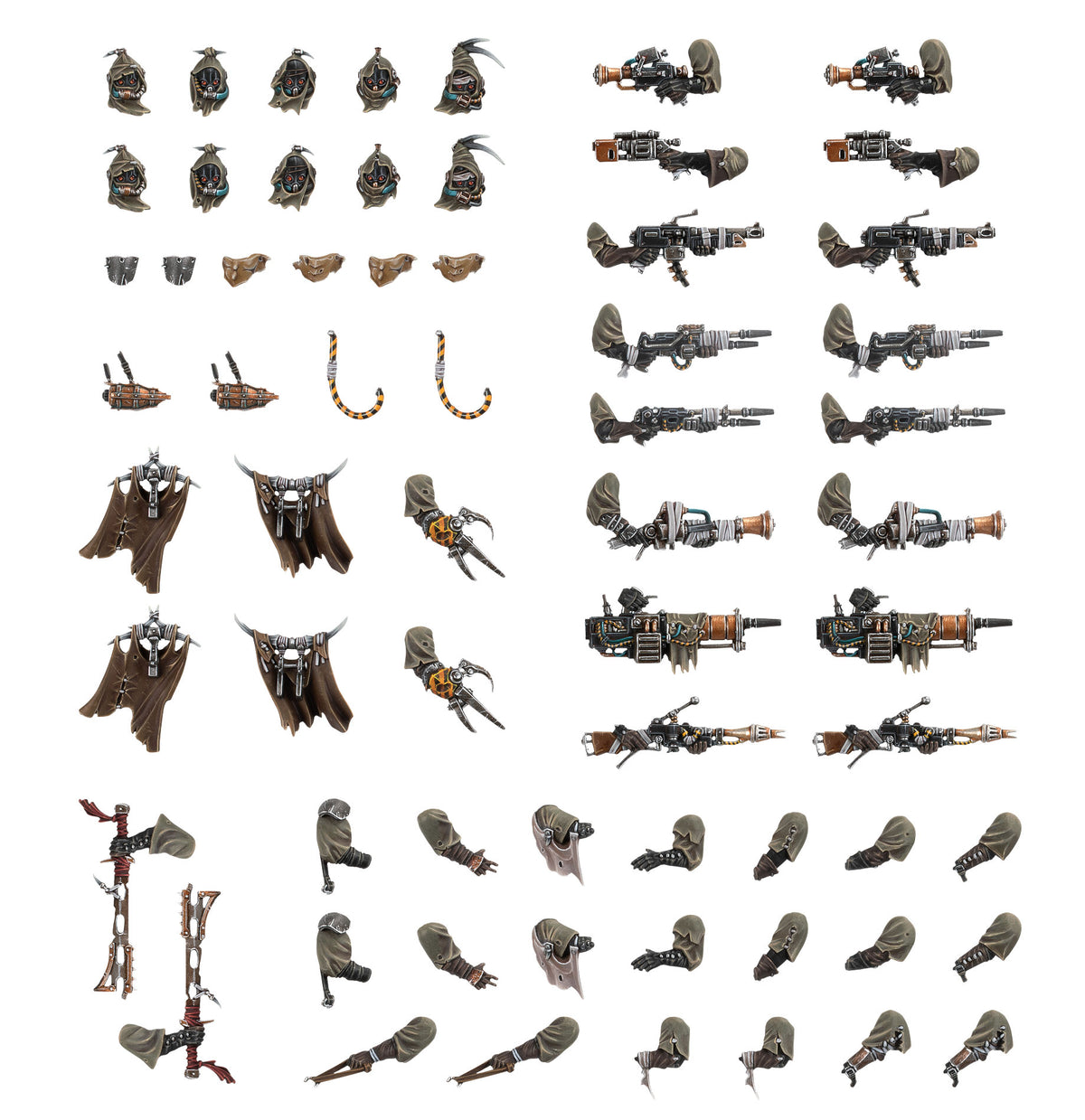 NEC ASH WASTES NOMADS WEAPONS & UPGRADES