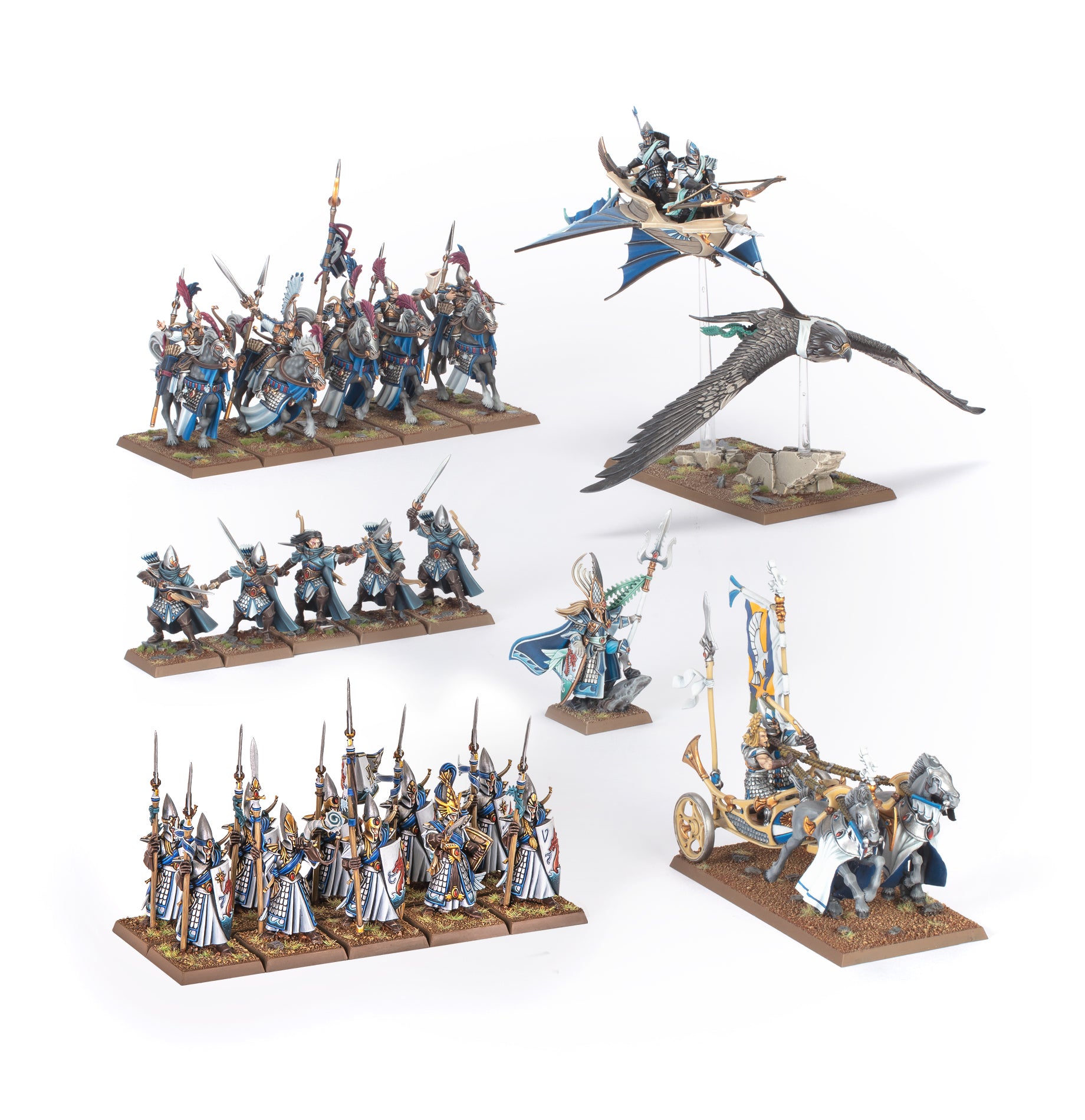 High Elf Realms: Battle March Army Frikytopia