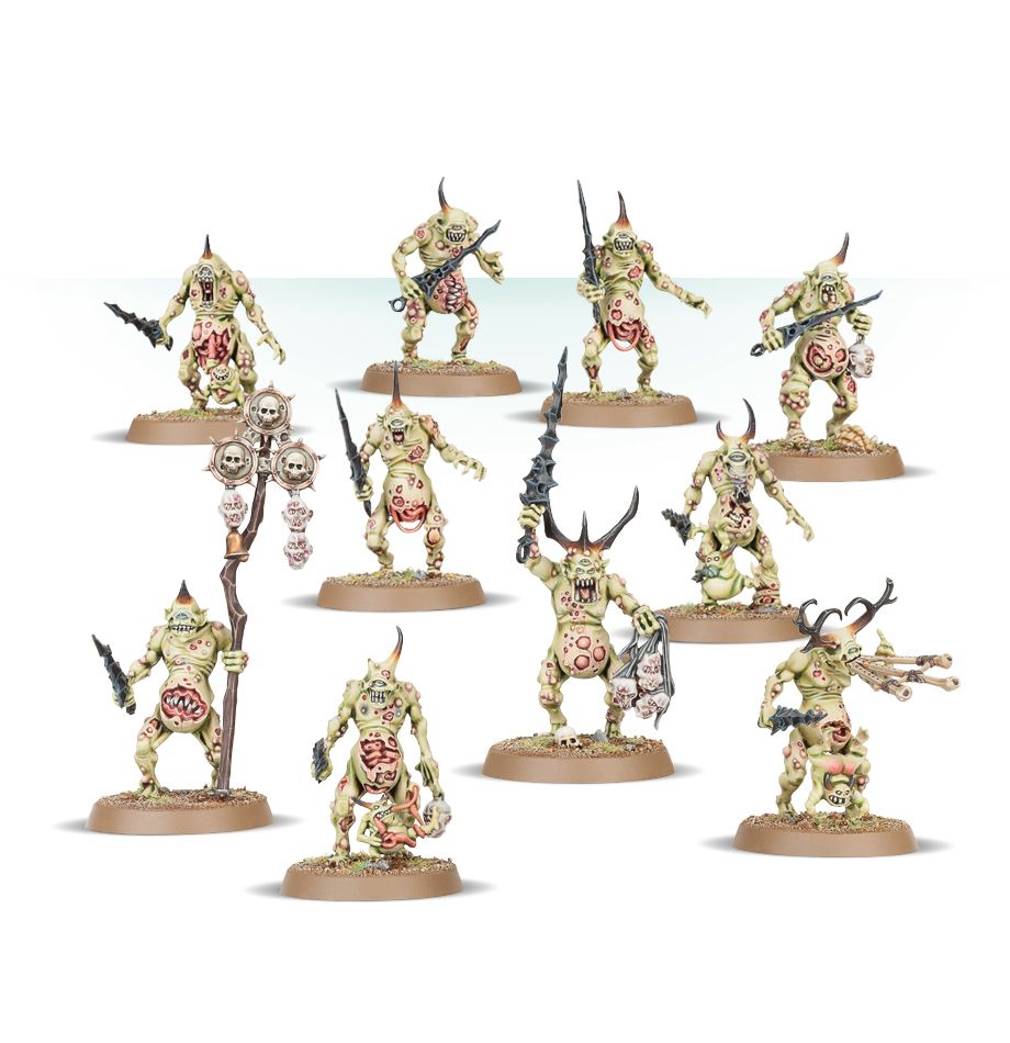 MAGGOTKIN OF NURGLE: PORTADORES DE PLAGA