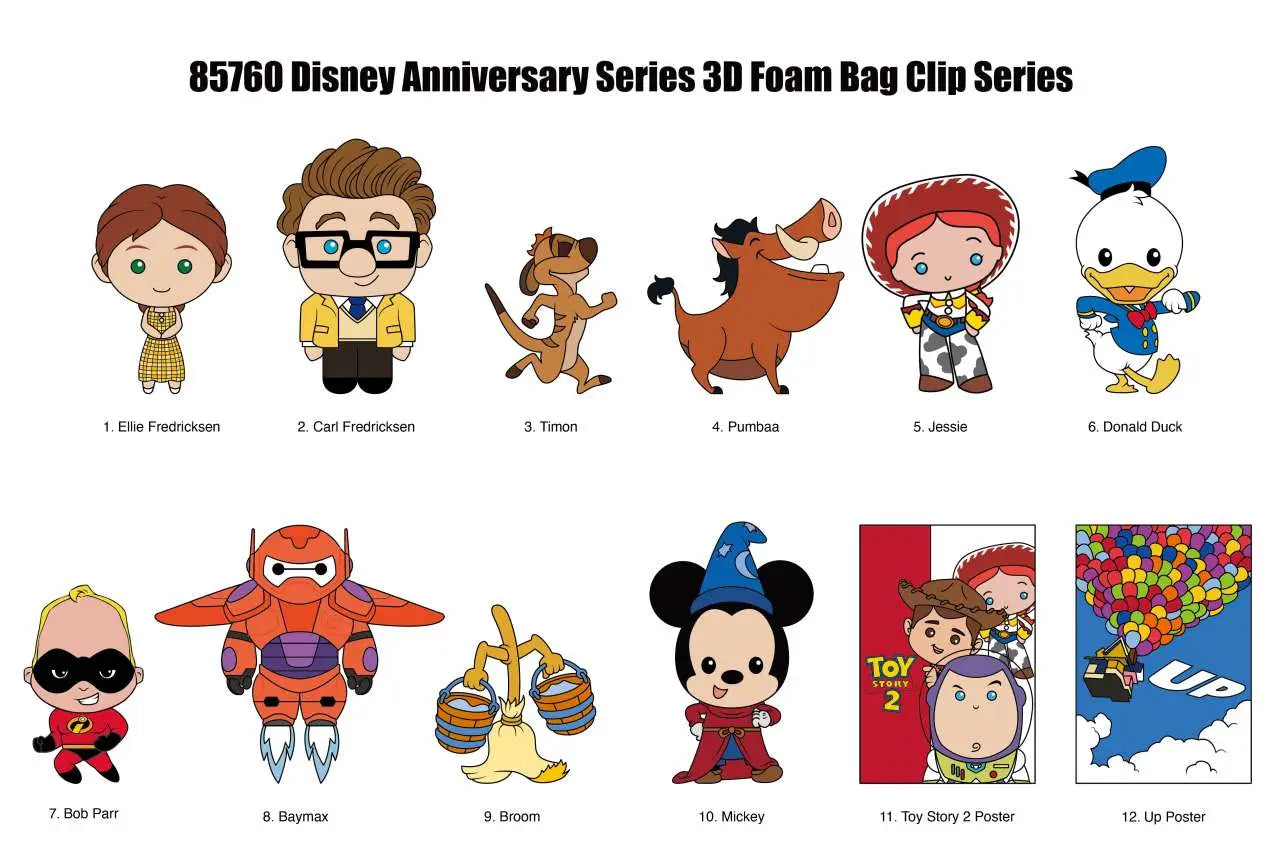 DISNEY ANNIVERSARY Bolsa CLIP BLIND Caja DISPLAY (24)