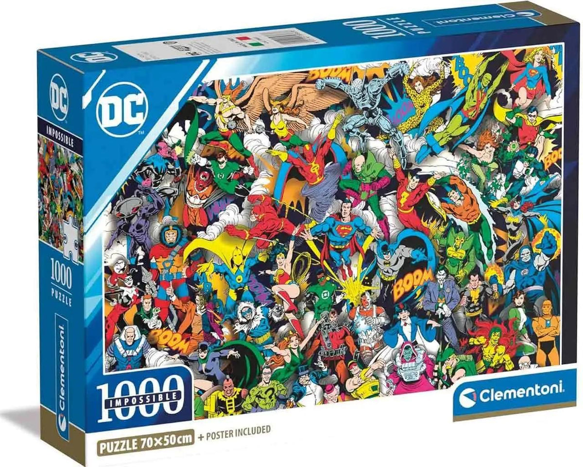 DC COMICS SILVER AGE IMPOSSIBLE Puzle 1000 PCS Frikytopia