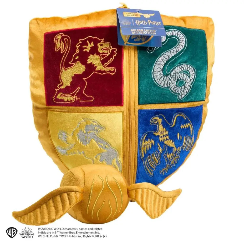 HARRY POTTER GOLDEN SNITCH Peluche WITH CREST Cojín Frikytopia