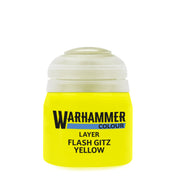 L: FLASH GITZ YELLOW 12ML ROW X6