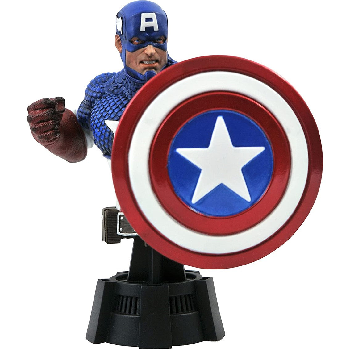 Figura busto diamond select toys marvel animado capitan america escala 1 - 7 resina Frikytopia
