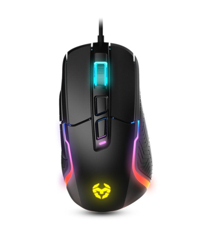 Mouse ratón gaming rgb krom kick Frikytopia