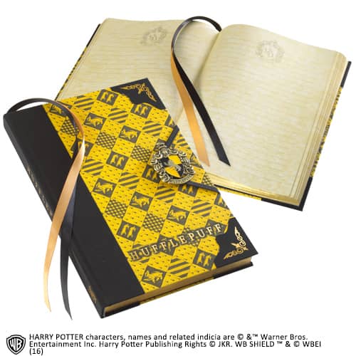 Libreta diario the noble collection harry potter hufflepuff cierre especial Frikytopia