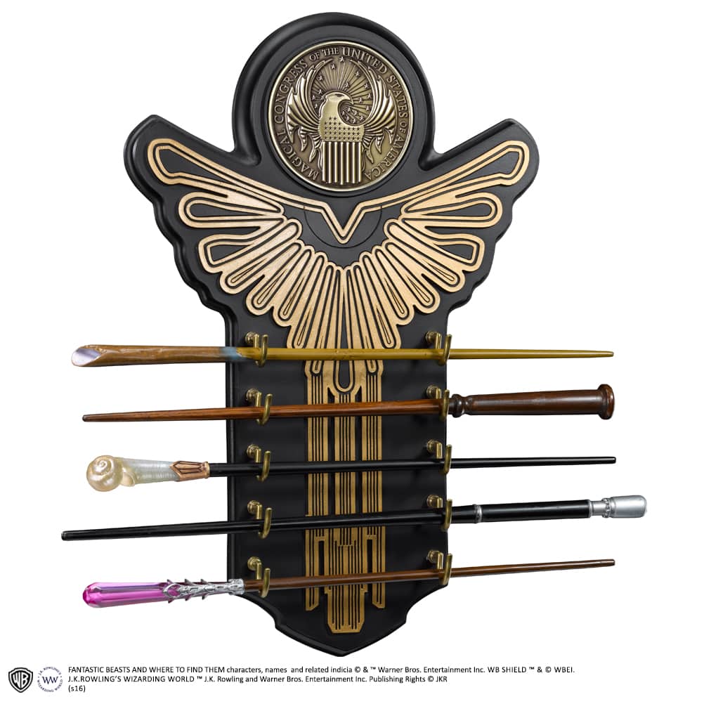 Replica the noble collection expositor varitas animales fantasticos y donde encontrarlos newt porpetina queenie seraphina y graves Frikytopia