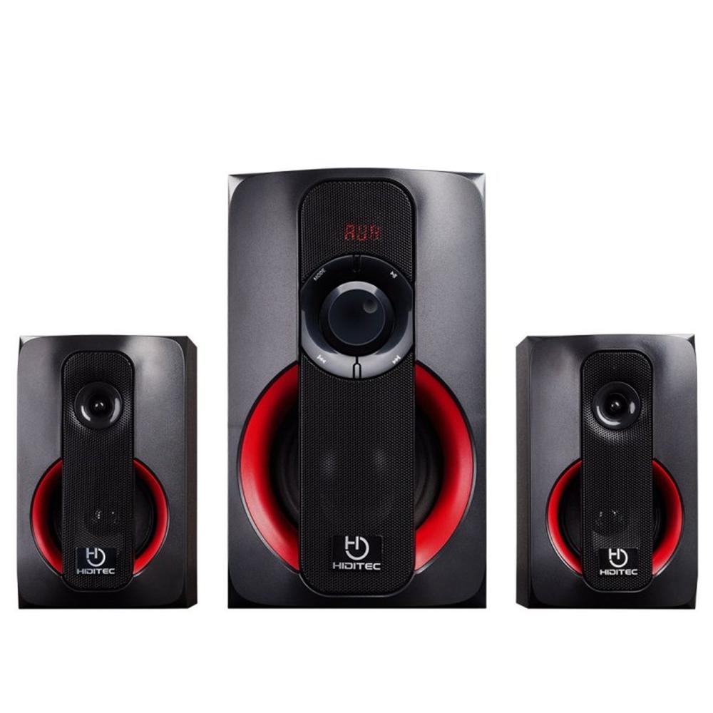 Altavoces hiditec 2.1 multimedia h400 80w bluetooth usb sd radio Frikytopia