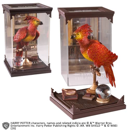 Figura the noble collection harry potter criaturas magicas fawkes fenix Frikytopia