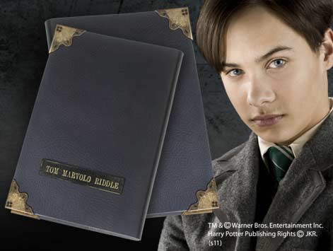 Réplica da coleção nobre diário de Tom Riddle Harry Potter Voldemort Frikytopia