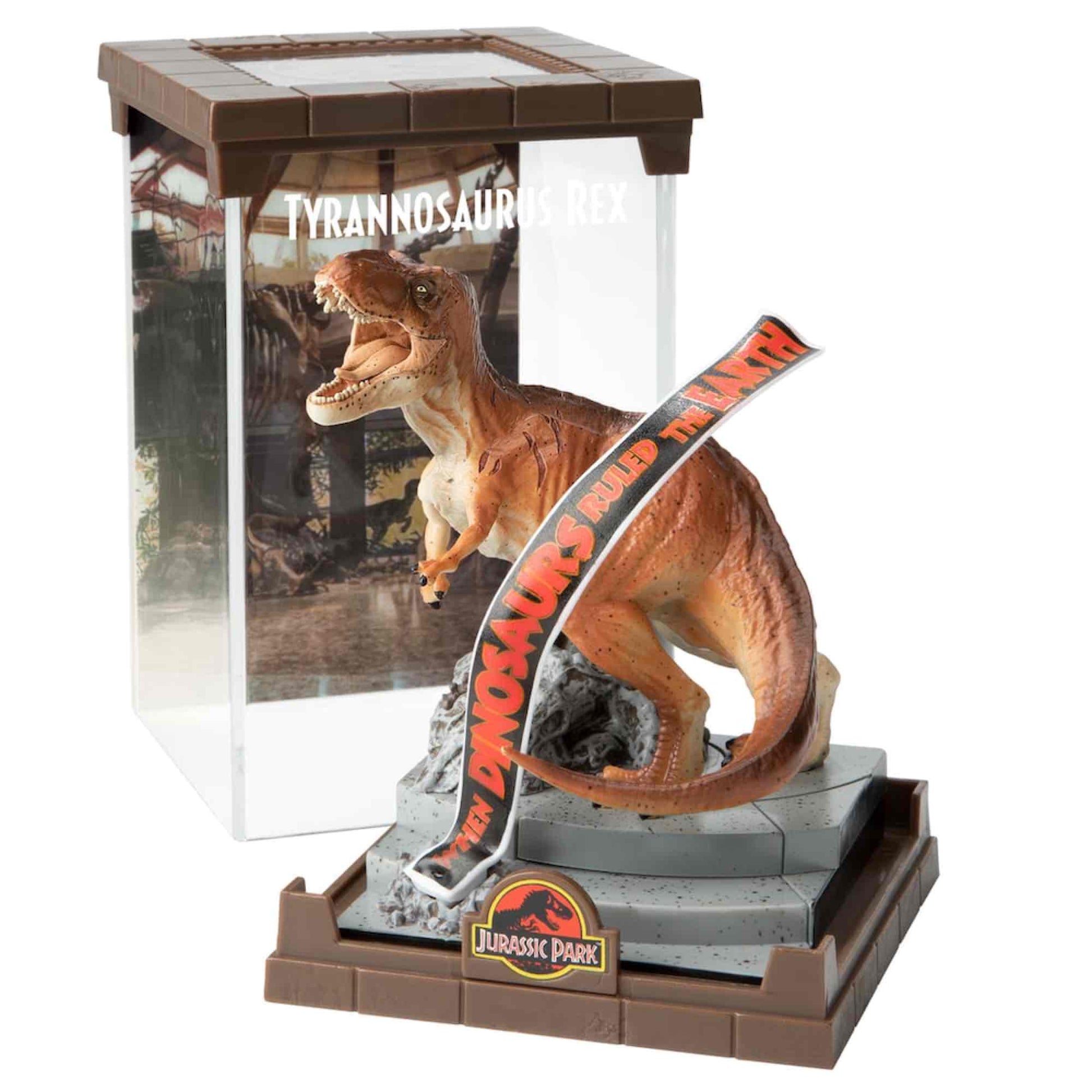 Figura the noble collection jurassic park diorama tyrannosaurus rex flexible Frikytopia