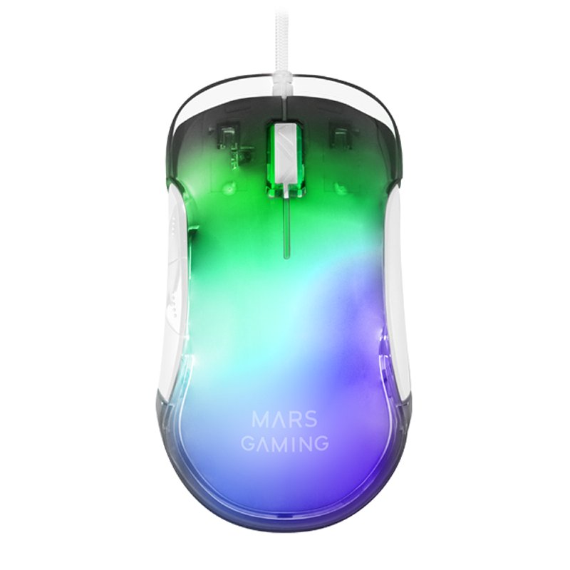 Mouse raton mars gaming mmgloww optico usb 7 botones 12800ppp rgb Frikytopia