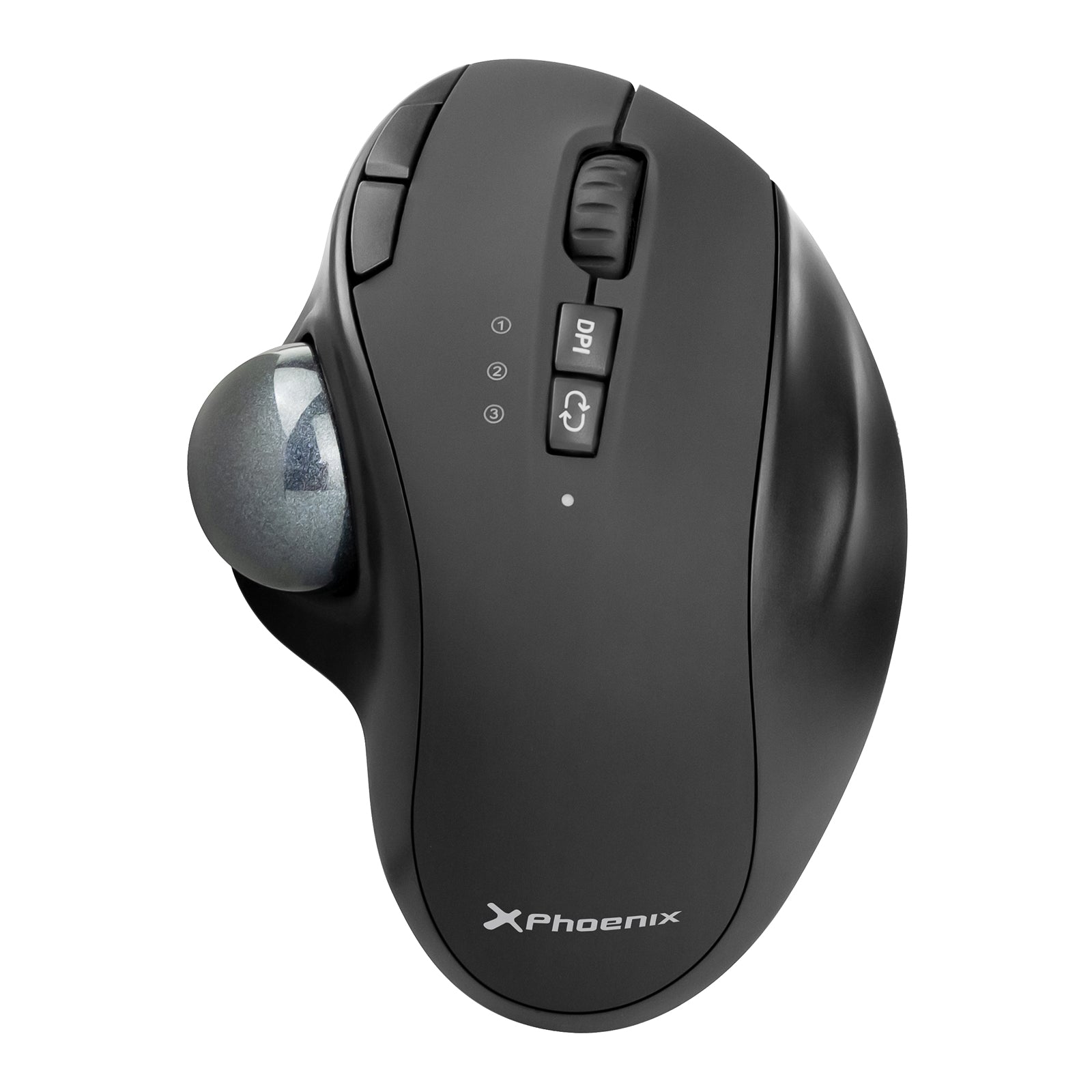 Ratón inalambrico phoenix ergo t1 ergonomico trackball batería recargable multidispositivo Frikytopia