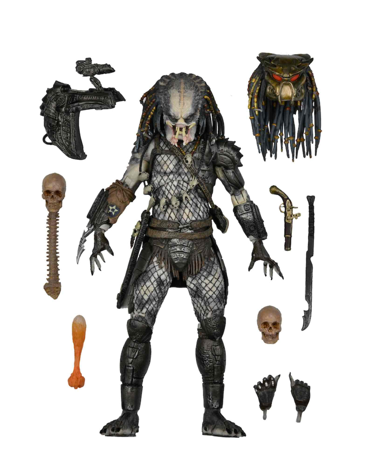 Depredador 2: La Tribu Perdida Ultimate Figura Elder Predator 18 cm