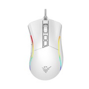 Ratón phoenix gaming void 12000 dpi de alto rendimiento blanco rgb usb configurable