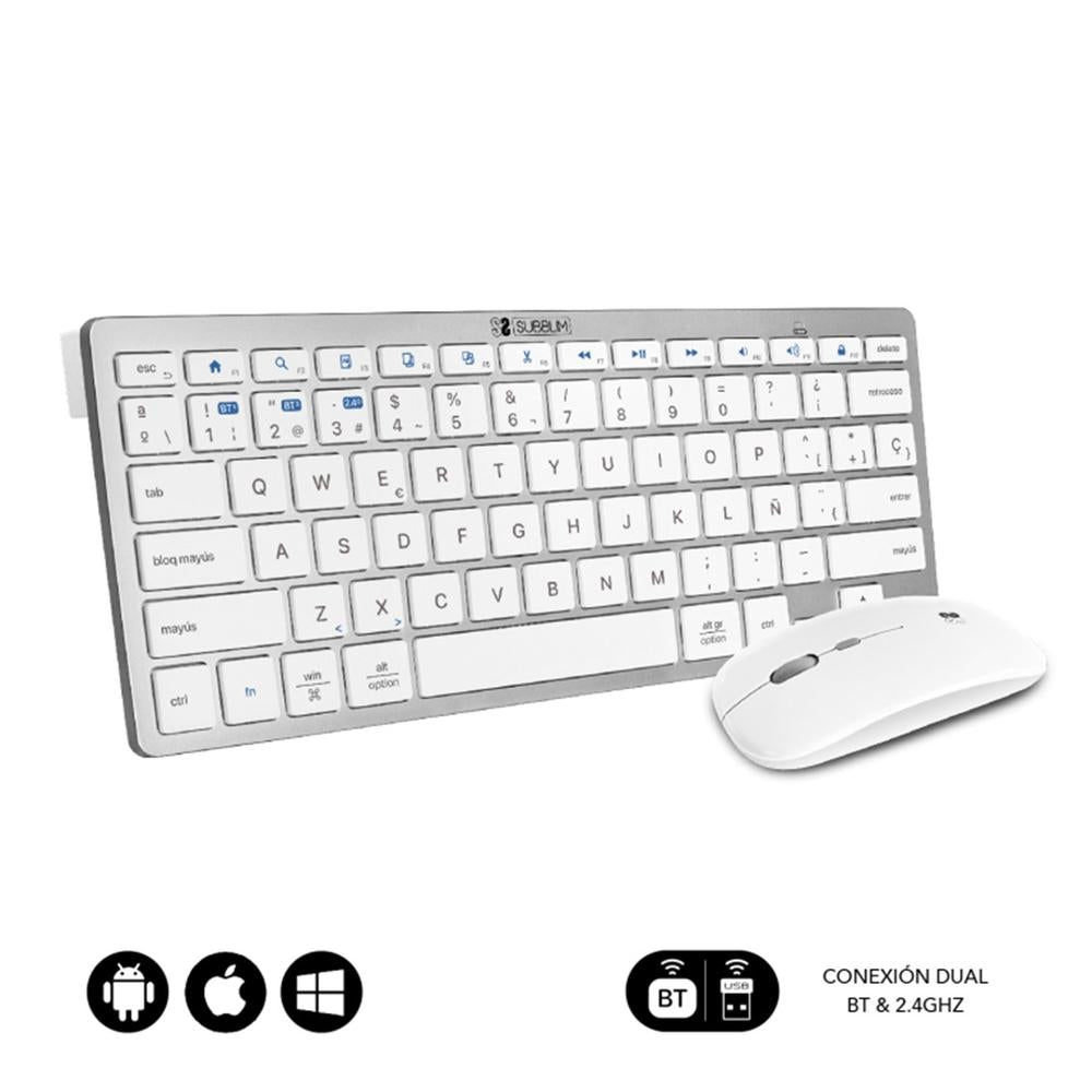 Teclado + raton subblim subkbc - oco010 inalambrico Frikytopia