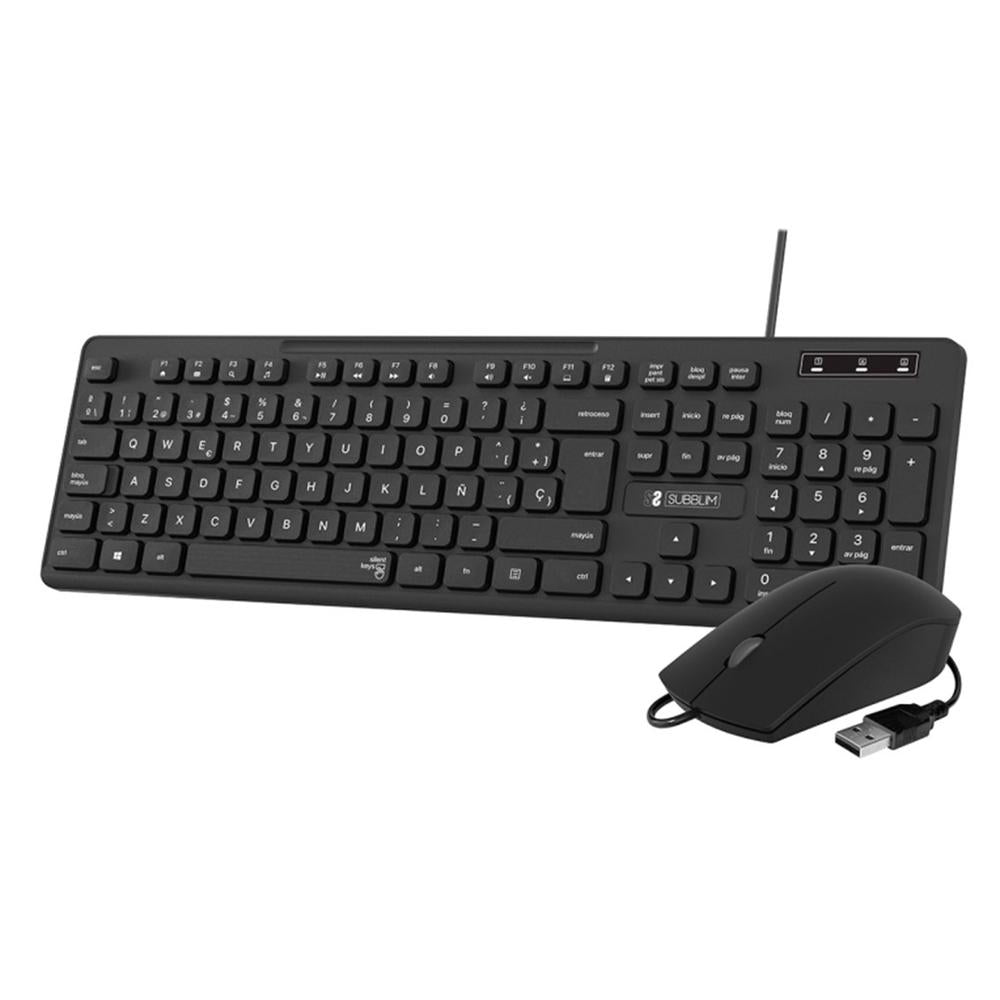 Teclado + raton subblim subkbc - cssk01 Frikytopia