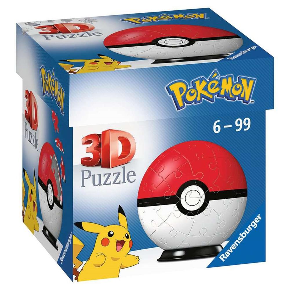Pokémon Puzzle 3D Pokéballs: Classic (55 piezas)