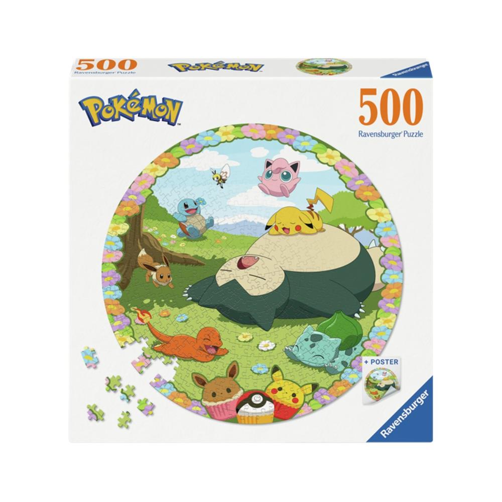Pokémon Puzzle redondo Flowery Pokémon (500 piezas)