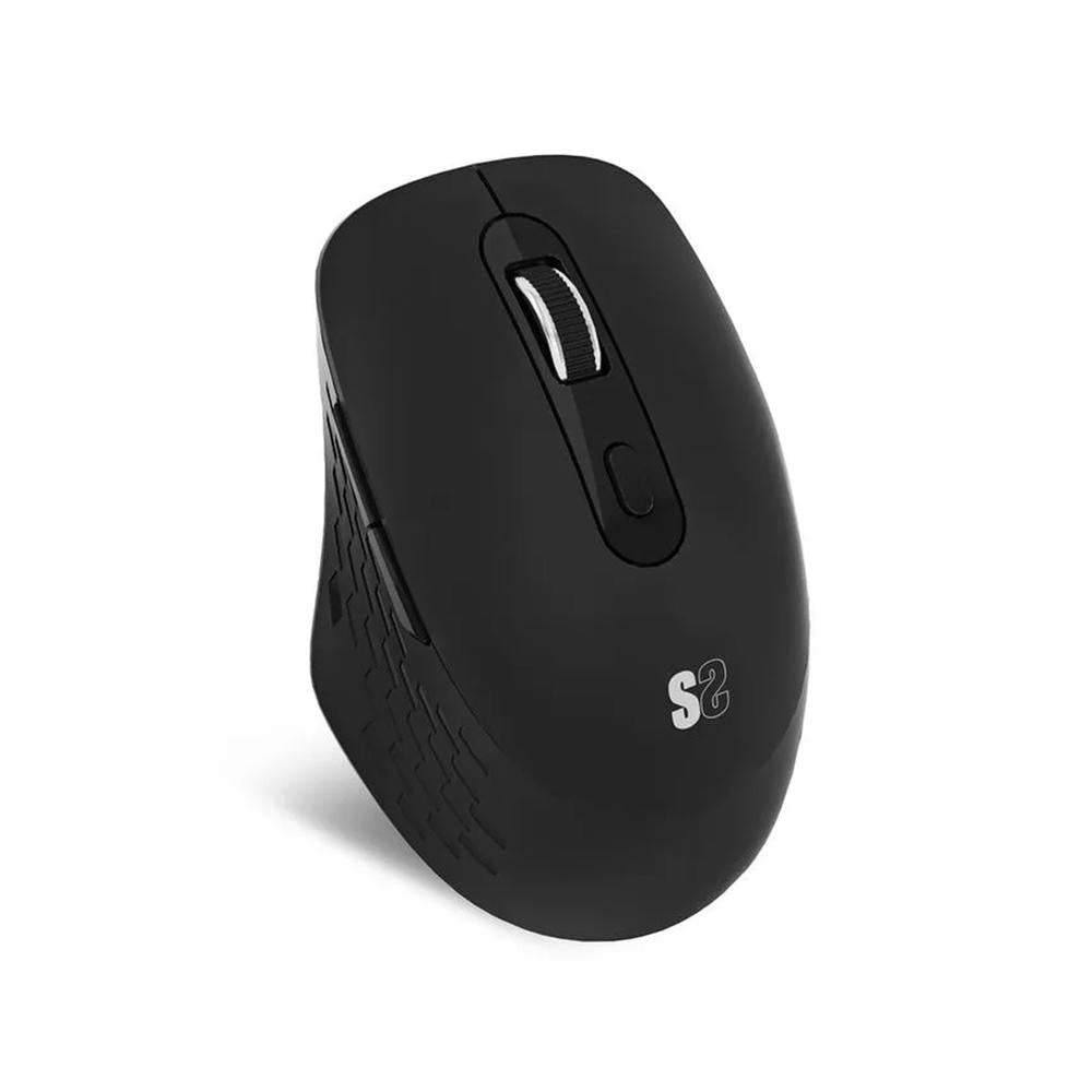 Raton inalambrico subblim curve ergo dual negro