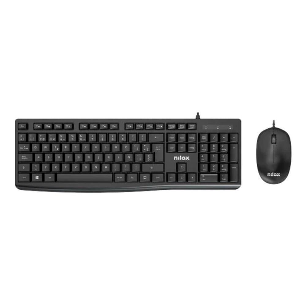Teclado + raton nilox nxkme0012 negro Frikytopia
