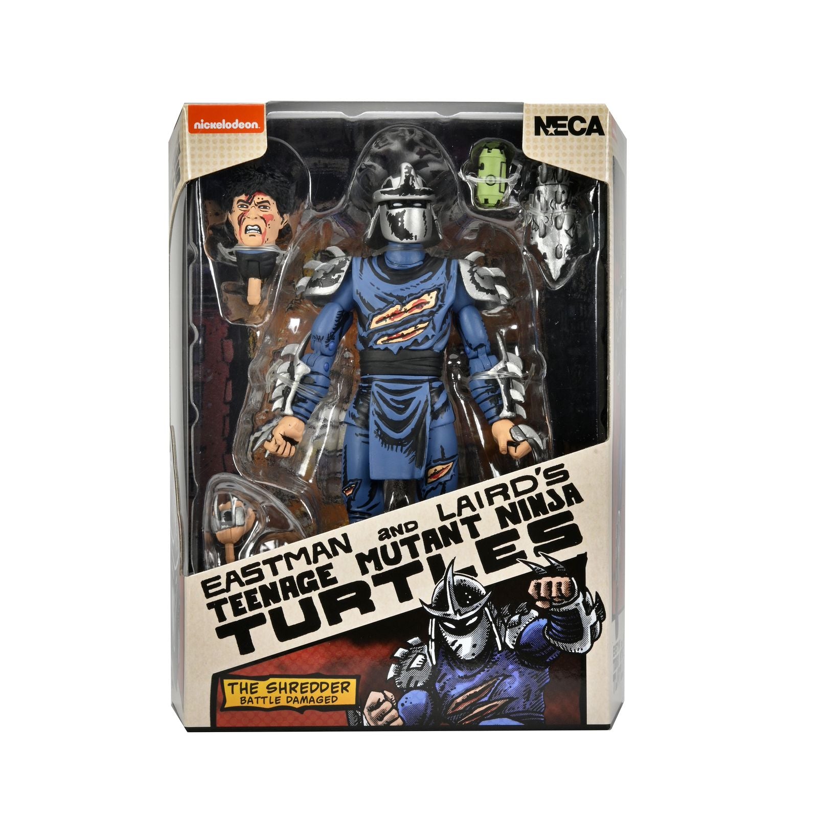 Figura neca tortugas ninja (mirage comics) battle damaged shredder Frikytopia