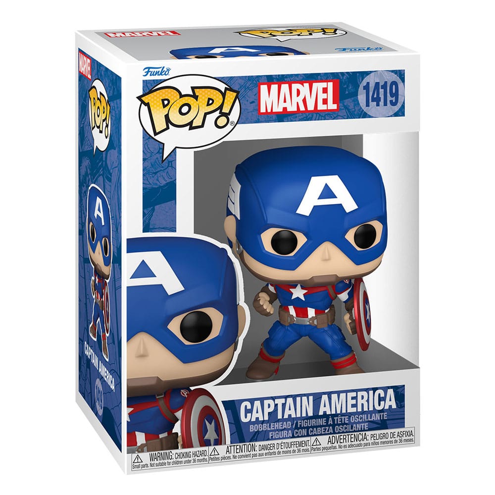 Marvel New Classics POP Vinyl Figura Captain America 9cm