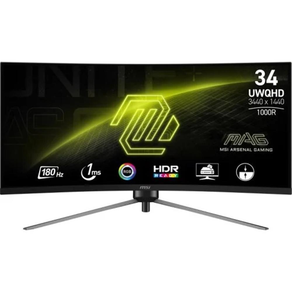 Monitor curvo gaming msi mag345cqr 34 pulgadas uwdqhd 180hz Frikytopia