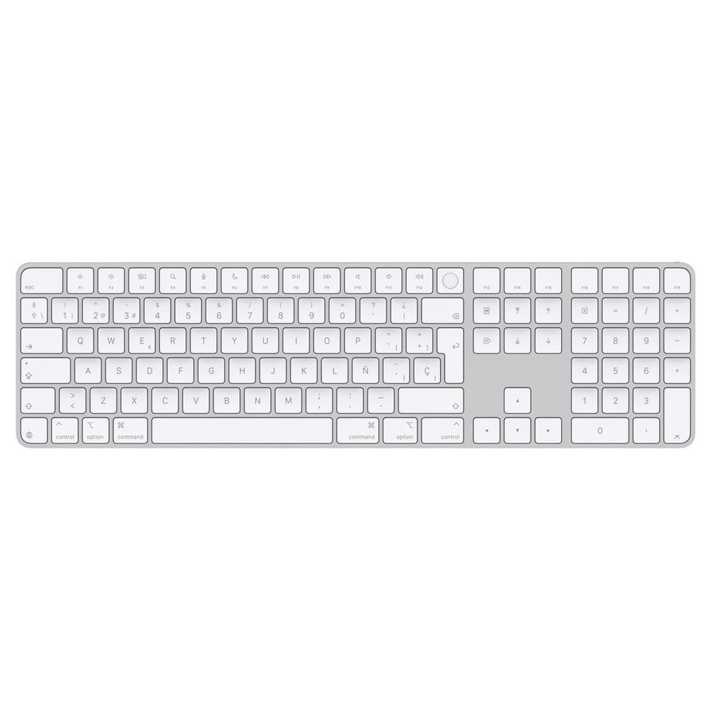 Teclado apple magic keyboard inalambrico touch id + numerico Frikytopia