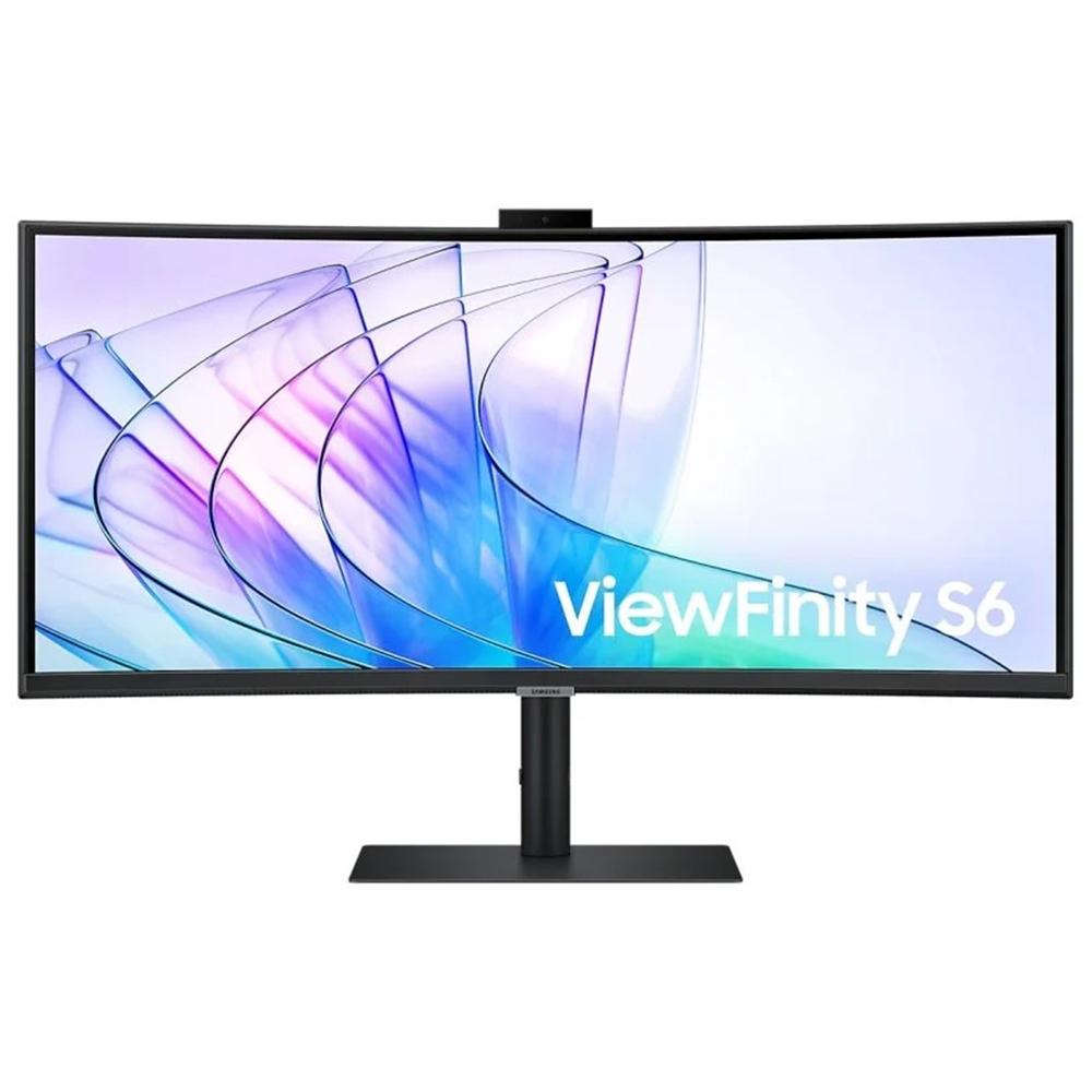 Monitor samsung 34 pulgadas viewfinity s6 ls34c652vauxen - webcam -  uwqhd - curvo Frikytopia