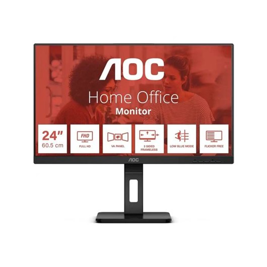 Monitor led 24 pulgadas aoc 24e3qaf negro Frikytopia
