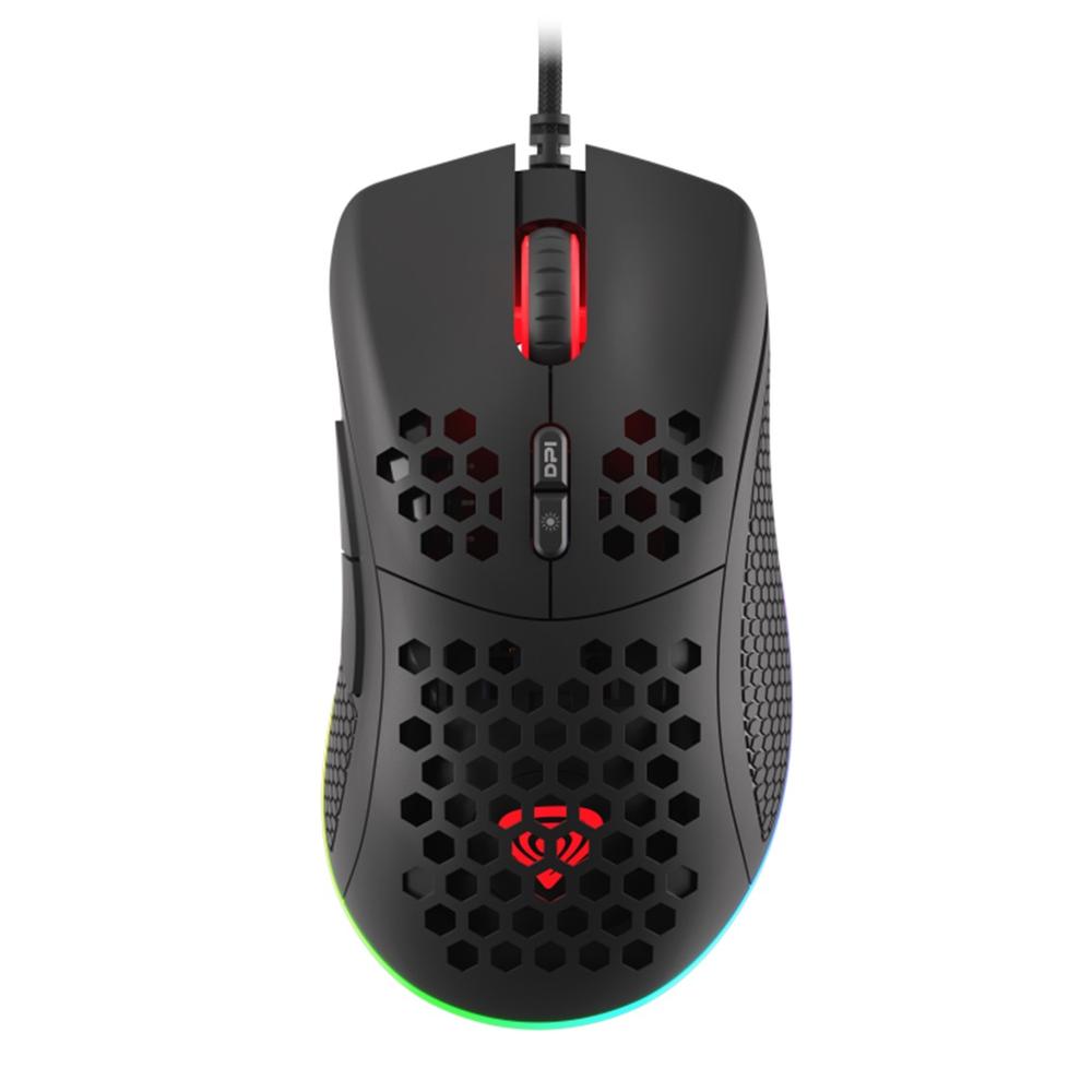 Raton gaming genesis krypton 555 rgb negro Frikytopia