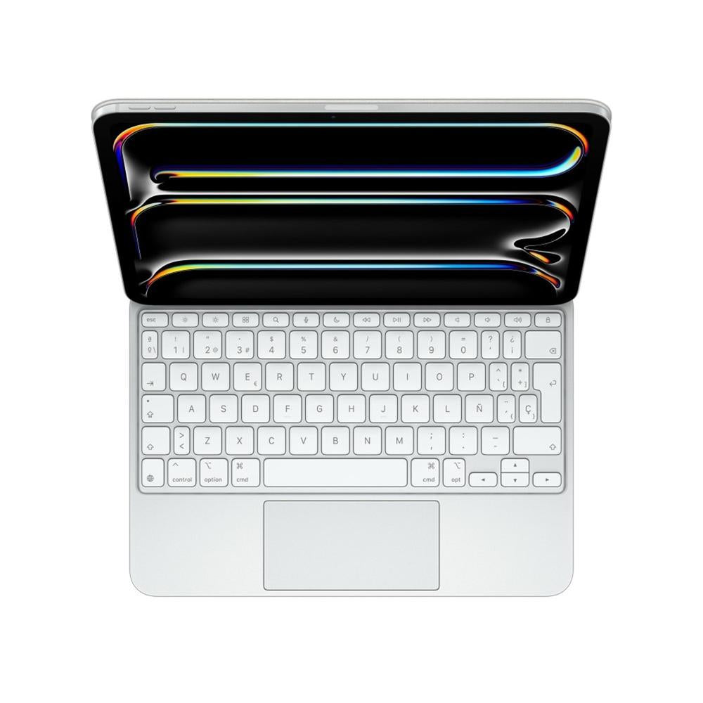 Teclado apple magic keyboard para ipad pro 11 pulgadas m4 inalambrico blanco Frikytopia