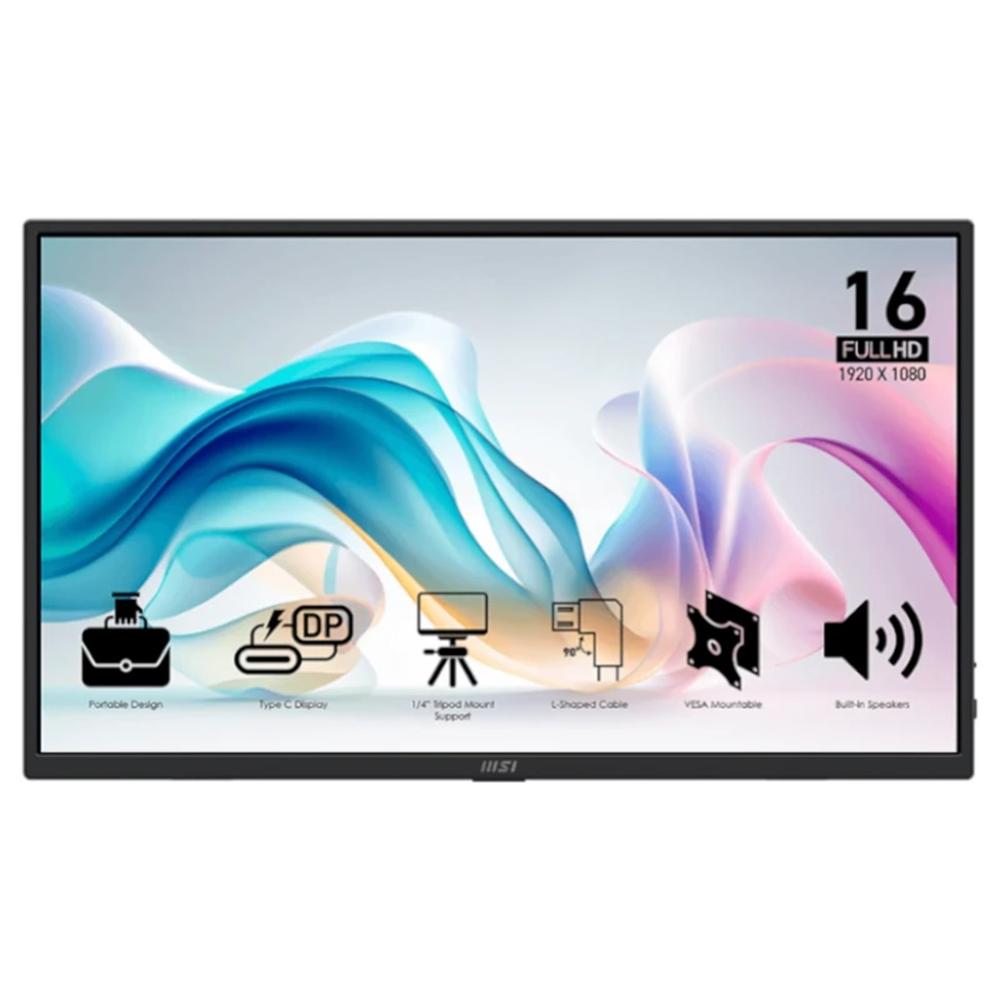 Monitor msi mp165 e6 15.6 pulgadas fhd Frikytopia