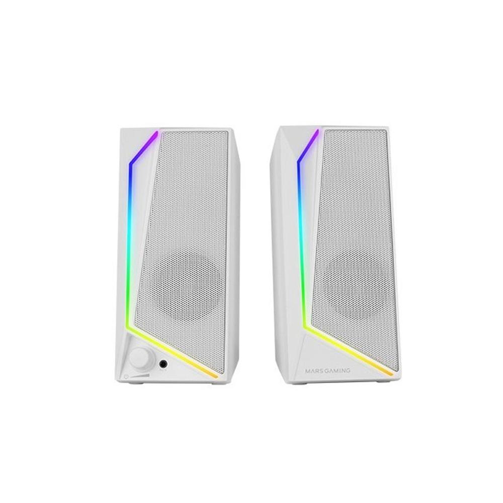 Altavoces mars gaming 2.0 ms72w white Frikytopia