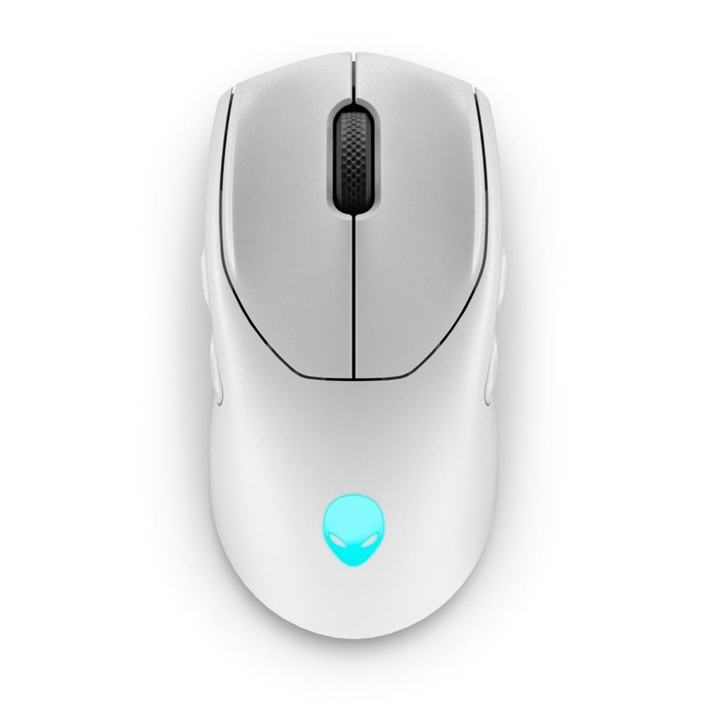 Raton inalambrico gaming dell alienware tri - mode aw720m luz lunar
