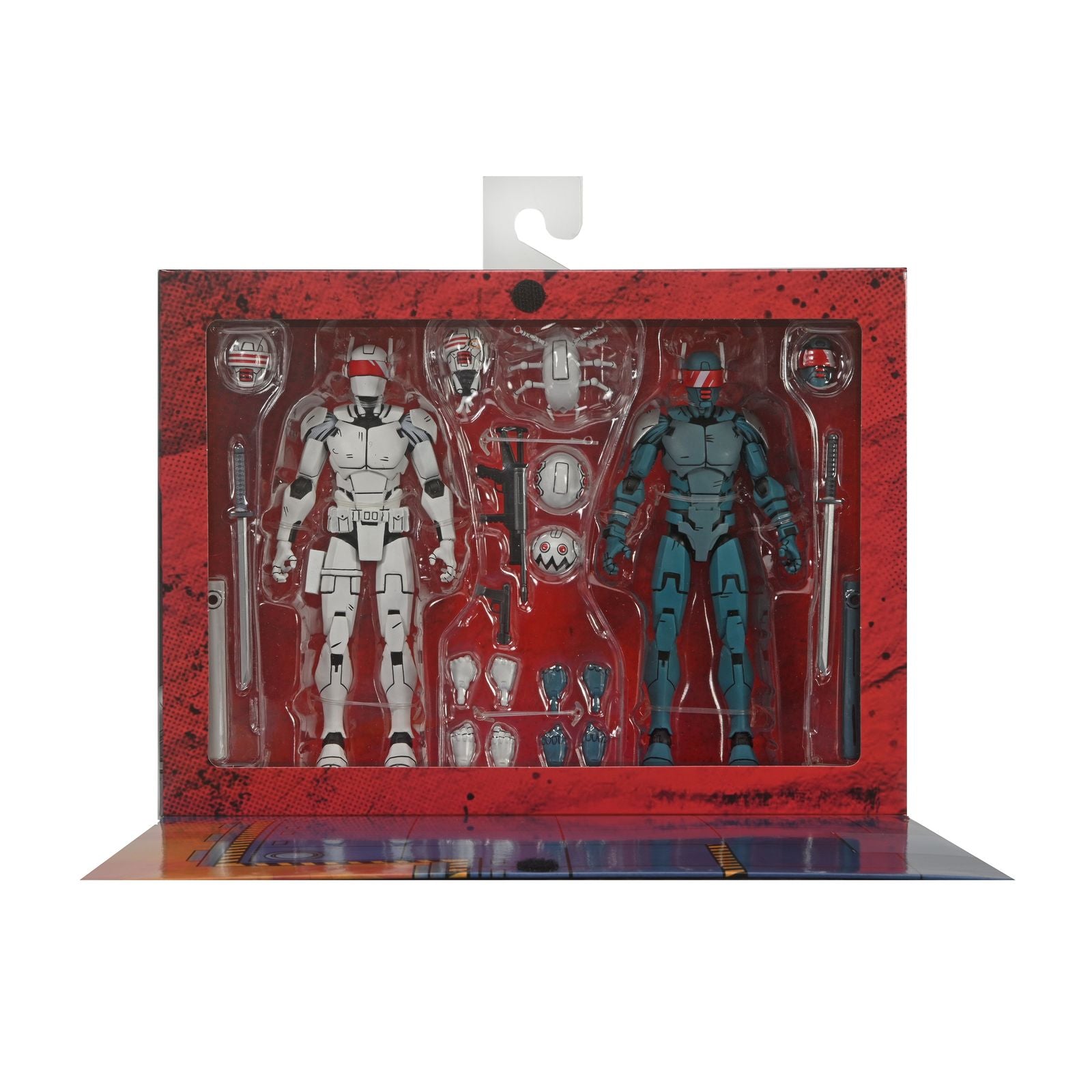 Figura neca teenage mutant ninja turtles synja patrol troop reinforcements pack 2 scale action 18cm Frikytopia