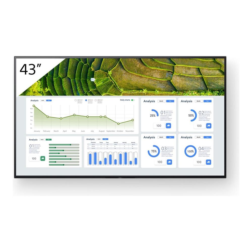 Monitor sony professional bravia 43 pulgadas 4k uhd 60hz Frikytopia