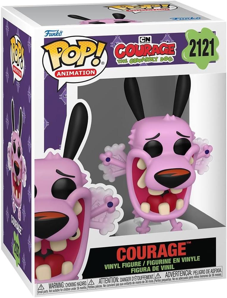 Courage the Cowardly Dog POP! Animation Vinyl Figuren Courage 9 cm