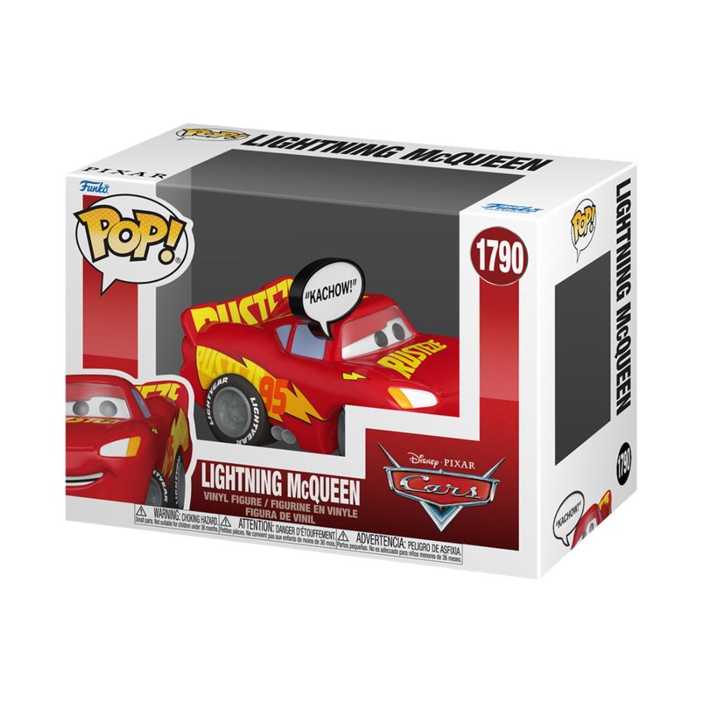 Cars POP! Sayings Vinyl Figura Lighting McQueen (Kachow) 6 cm