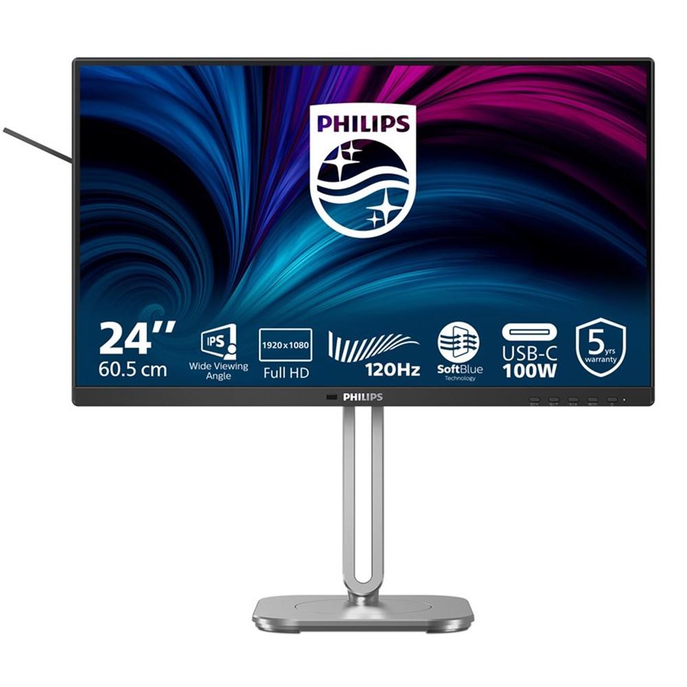 Monitor led 24 pulgadas philips 24b2u4301 - 00 ips -  fhd -  dp -  hdmi -  120hz -  4ms -  vesa 100x100 Frikytopia